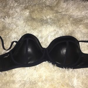 Black triangl bathing suit top